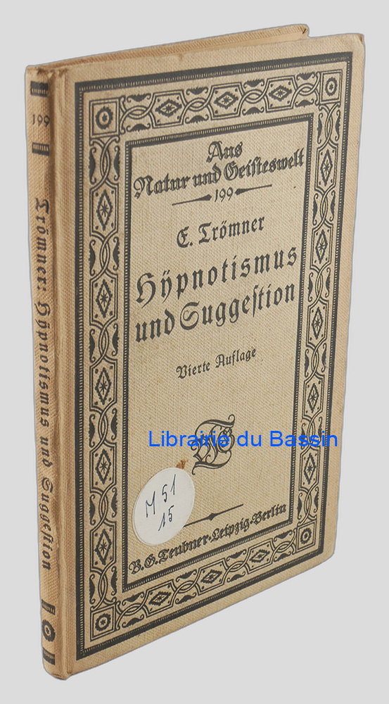 Livre moderne : Hypnotismus und Suggestion