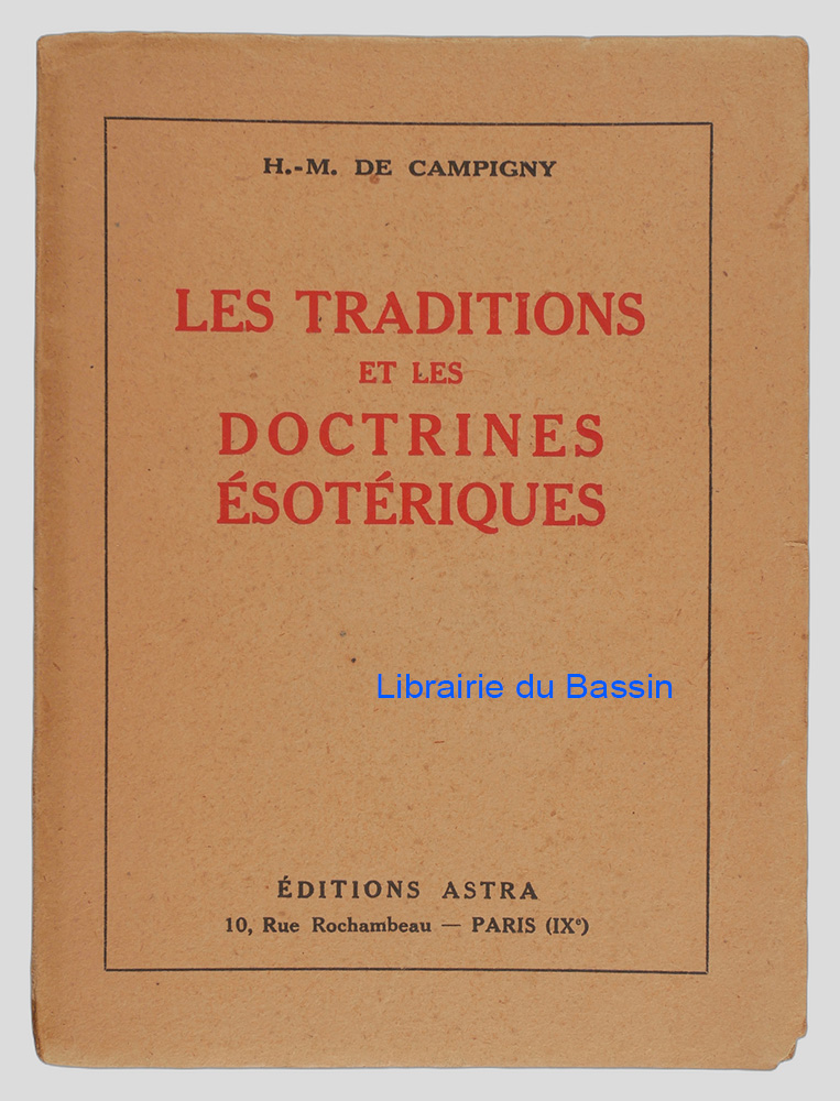 Livre moderne : Les Traditions et les Doctrines ésotériques