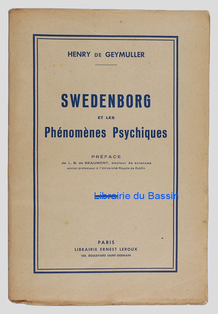 Livre moderne : Swedenborg et les Phénomènes Psychiques