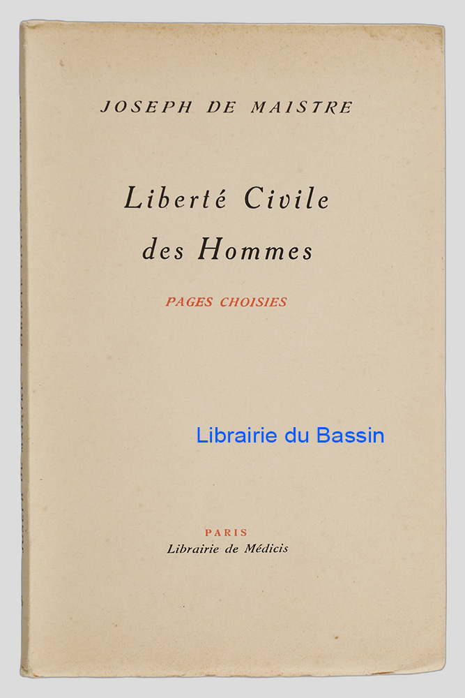 Livre moderne : Liberté Civile des Hommes