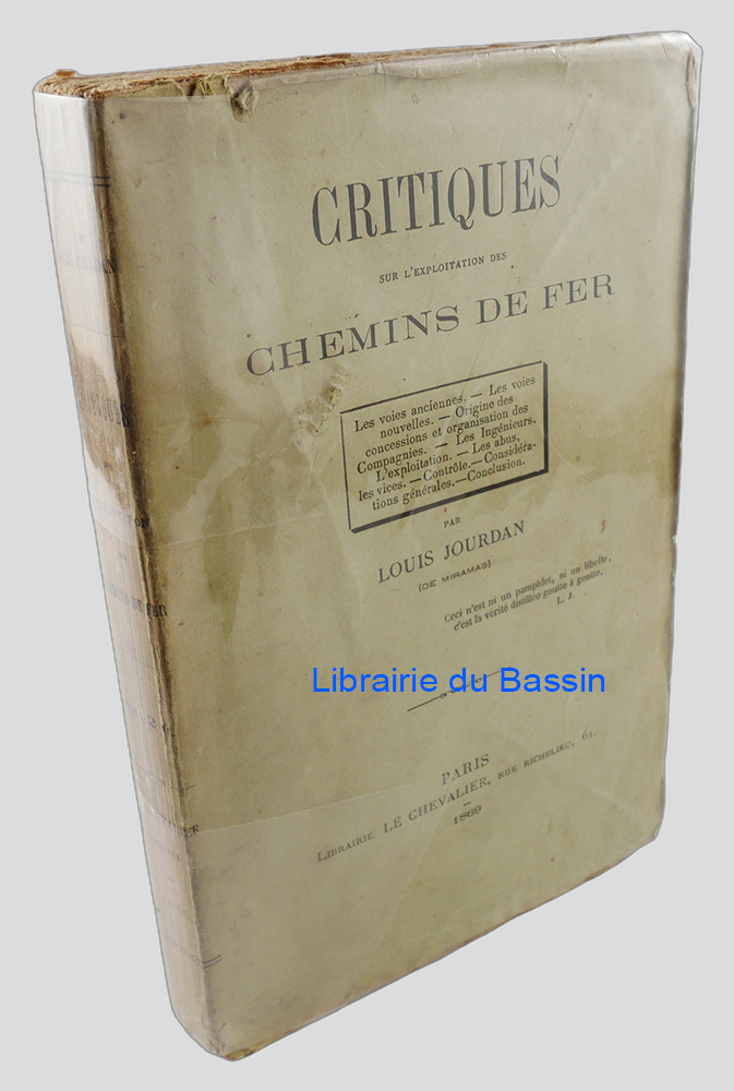 Critiques sur l'exploitation des chemins de fer