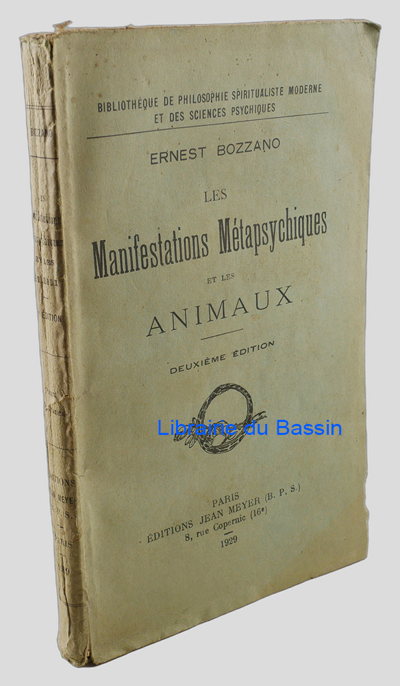Livre moderne : Les Manifestations Métapsychiques et les animaux